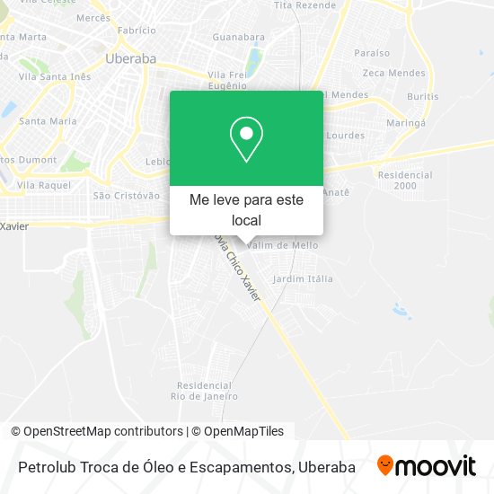 Petrolub Troca de Óleo e Escapamentos mapa