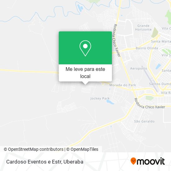 Cardoso Eventos e Estr mapa