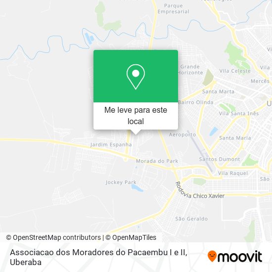 Associacao dos Moradores do Pacaembu I e II mapa