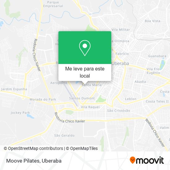 Moove Pilates mapa