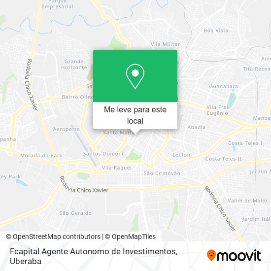 Fcapital Agente Autonomo de Investimentos mapa