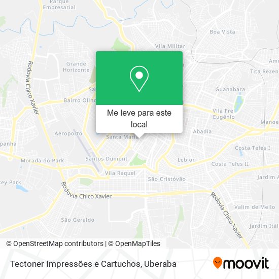 Tectoner Impressões e Cartuchos mapa