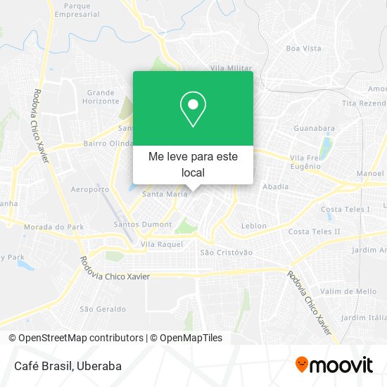Café Brasil mapa