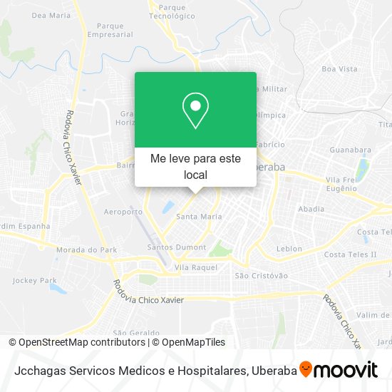 Jcchagas Servicos Medicos e Hospitalares mapa