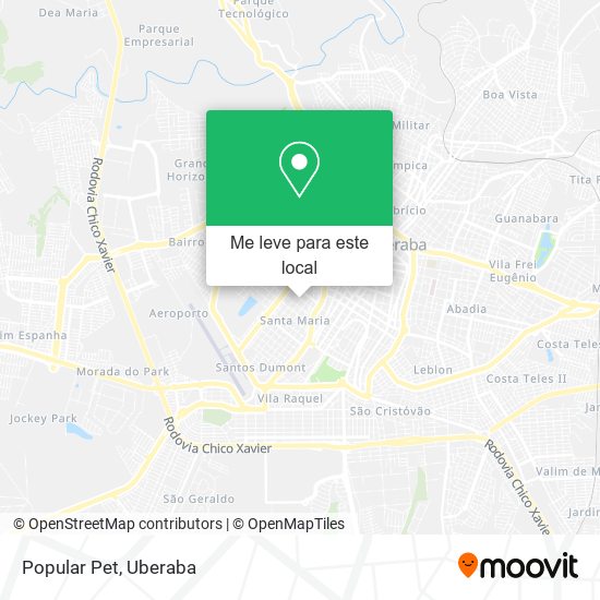Popular Pet mapa