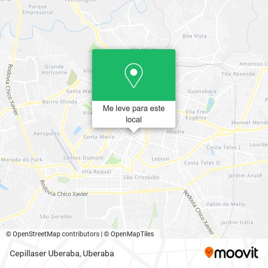 Cepillaser Uberaba mapa