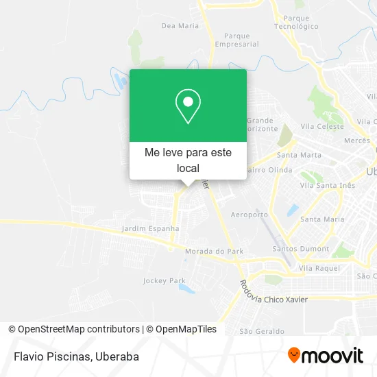 Flavio Piscinas mapa