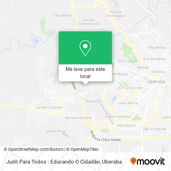 Judô Para Todos - Educando O Cidadão mapa