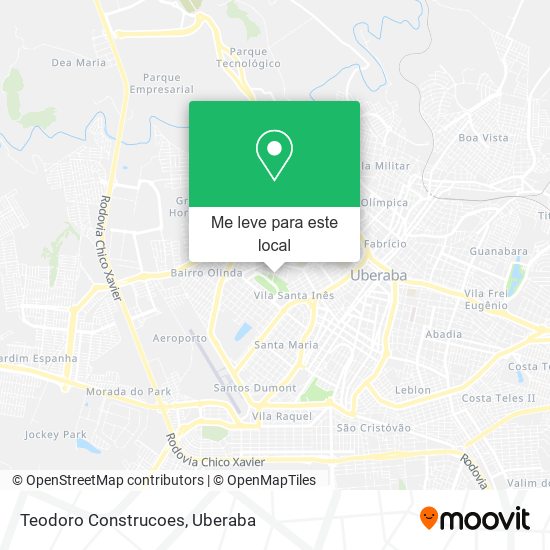 Teodoro Construcoes mapa
