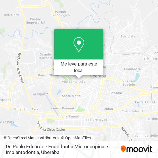 Dr. Paulo Eduardo - Endodontia Microscópica e Implantodontia mapa