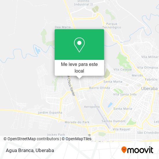 Agua Branca mapa