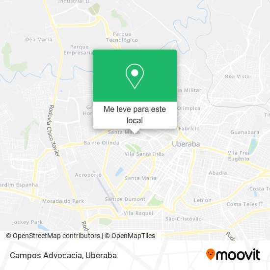 Campos Advocacia mapa