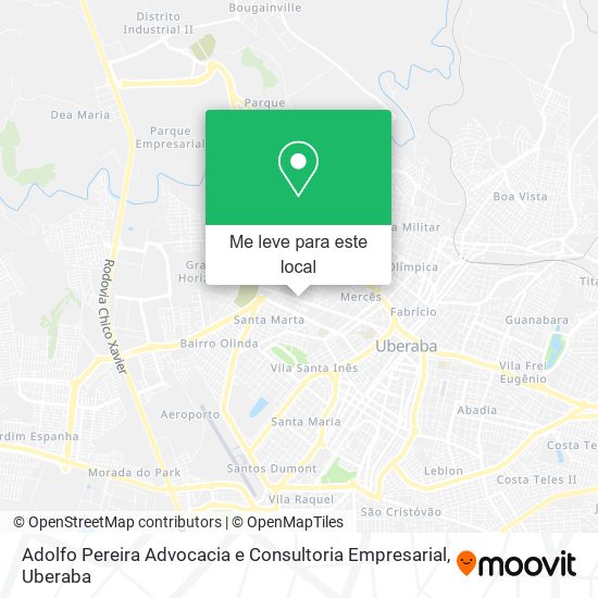Adolfo Pereira Advocacia e Consultoria Empresarial mapa