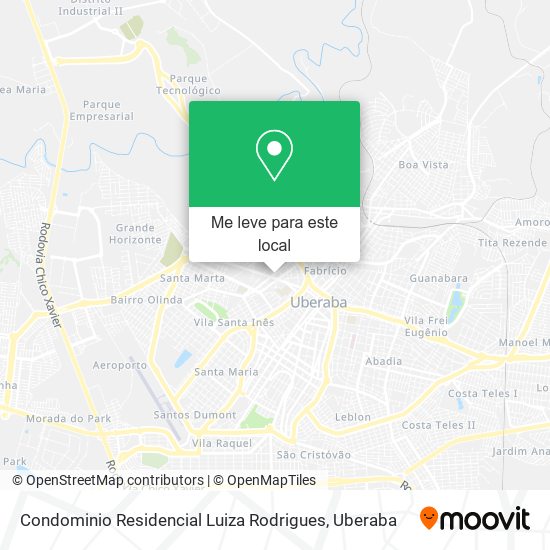 Condominio Residencial Luiza Rodrigues mapa