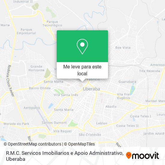 R.M.C. Servicos Imobiliarios e Apoio Administrativo mapa