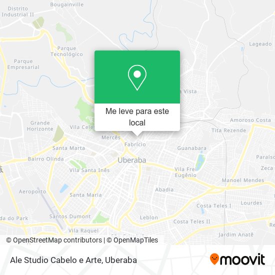 Ale Studio Cabelo e Arte mapa