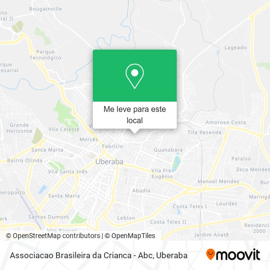 Associacao Brasileira da Crianca - Abc mapa