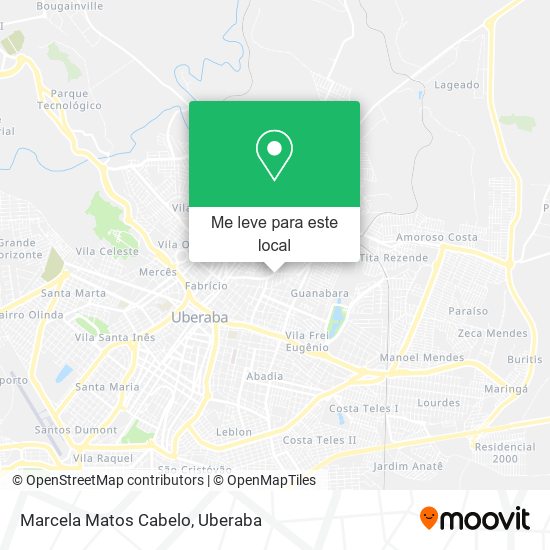 Marcela Matos Cabelo mapa