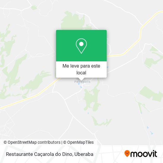 Restaurante Caçarola do Dino mapa