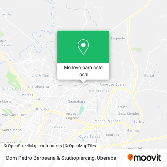 Dom Pedro Barbearia & Studiopiercing mapa