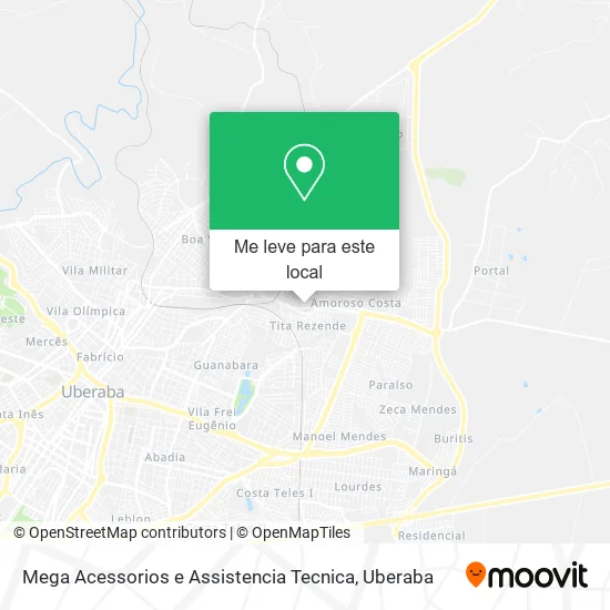 Mega Acessorios e Assistencia Tecnica mapa