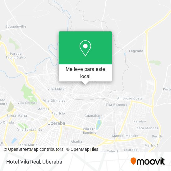 Hotel Vila Real mapa