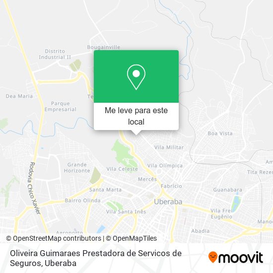 Oliveira Guimaraes Prestadora de Servicos de Seguros mapa