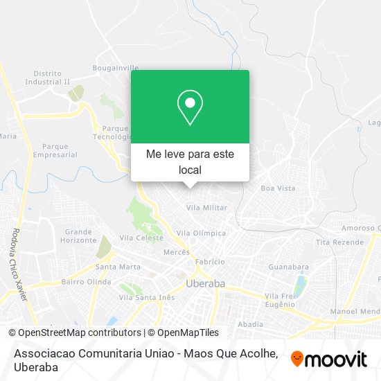 Associacao Comunitaria Uniao - Maos Que Acolhe mapa