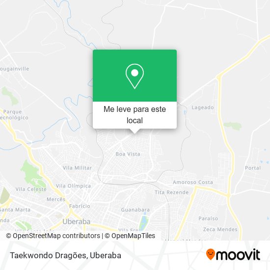 Taekwondo Dragões mapa
