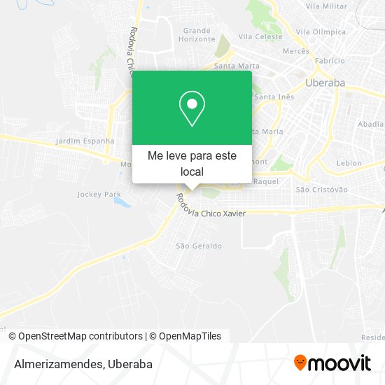 Almerizamendes mapa
