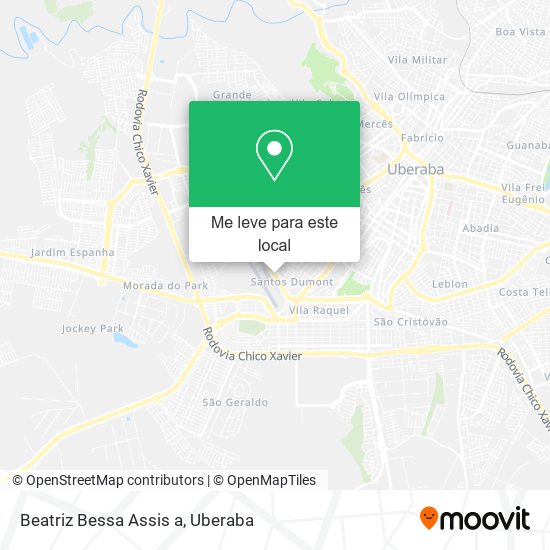 Beatriz Bessa Assis a mapa