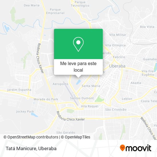 Tatá Manicure mapa