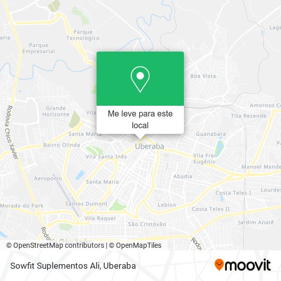 Sowfit Suplementos Ali mapa