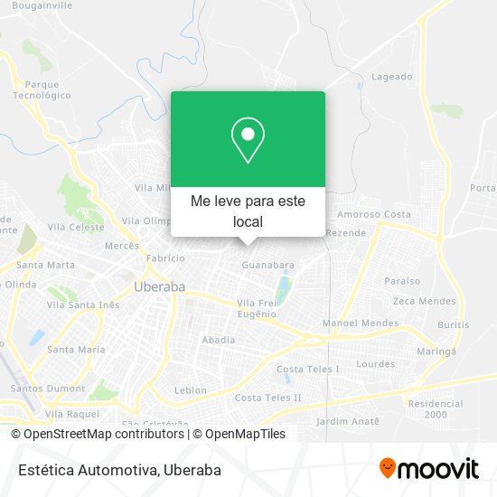 Estética Automotiva mapa