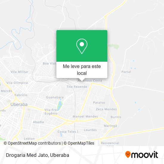 Drogaria Med Jato mapa