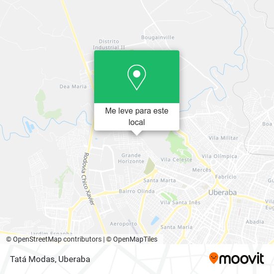 Tatá Modas mapa