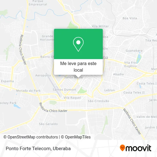 Ponto Forte Telecom mapa