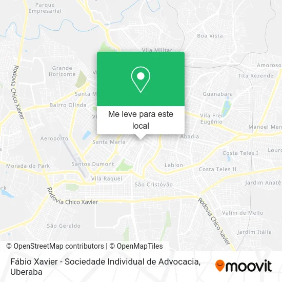 Fábio Xavier - Sociedade Individual de Advocacia mapa