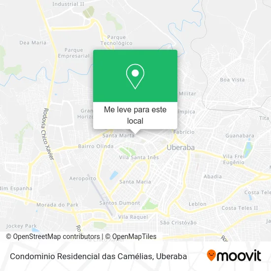 Condominio Residencial das Camélias mapa