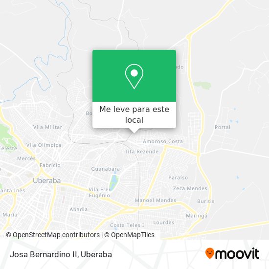 Josa Bernardino II mapa