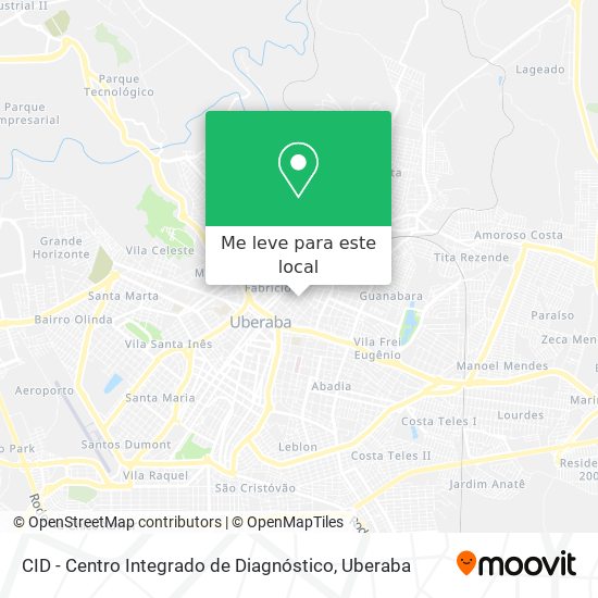CID - Centro Integrado de Diagnóstico mapa