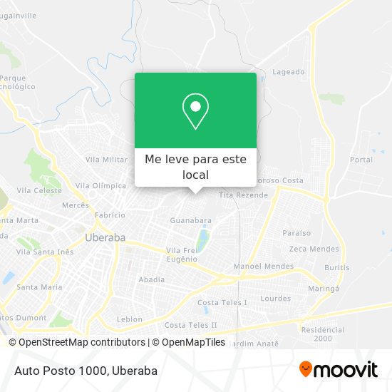 Auto Posto 1000 mapa