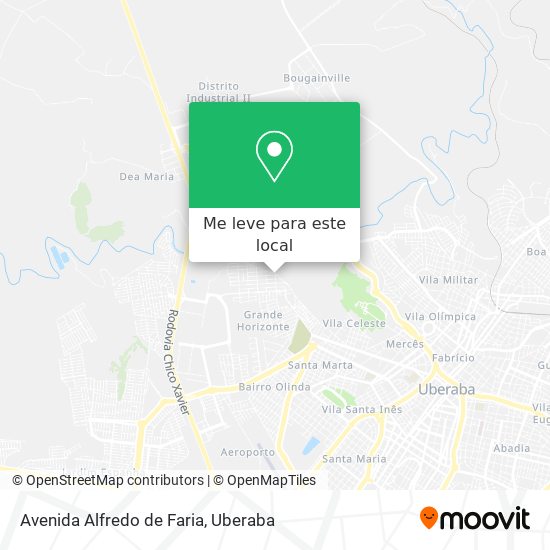 Avenida Alfredo de Faria mapa