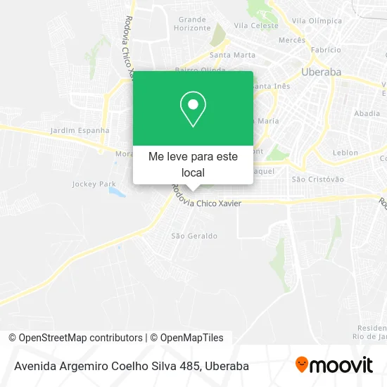 Avenida Argemiro Coelho Silva 485 mapa
