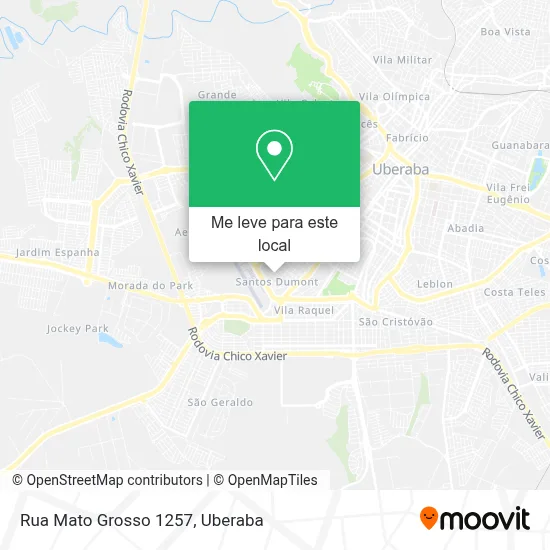 Rua Mato Grosso 1257 mapa