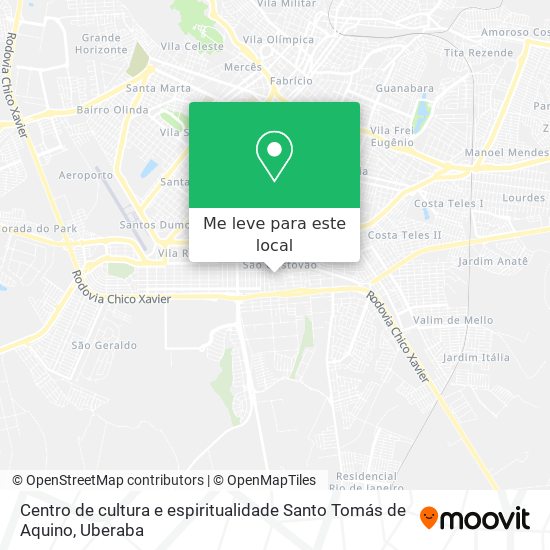 Centro de cultura e espiritualidade Santo Tomás de Aquino mapa