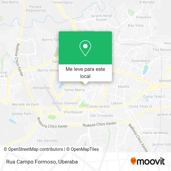Rua Campo Formoso mapa