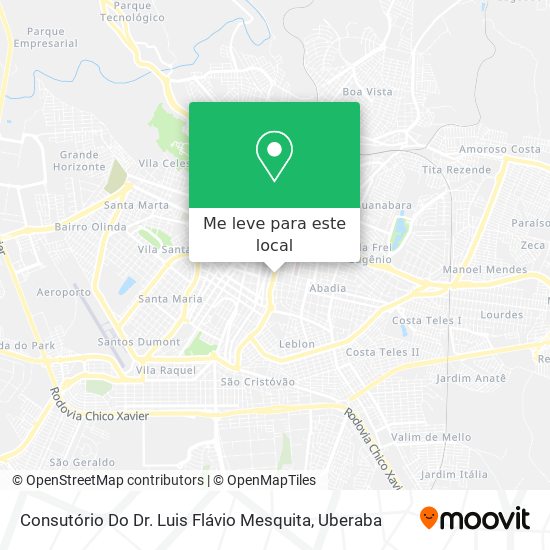 Consutório Do Dr. Luis Flávio Mesquita mapa