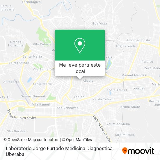Laboratório Jorge Furtado Medicina Diagnóstica mapa