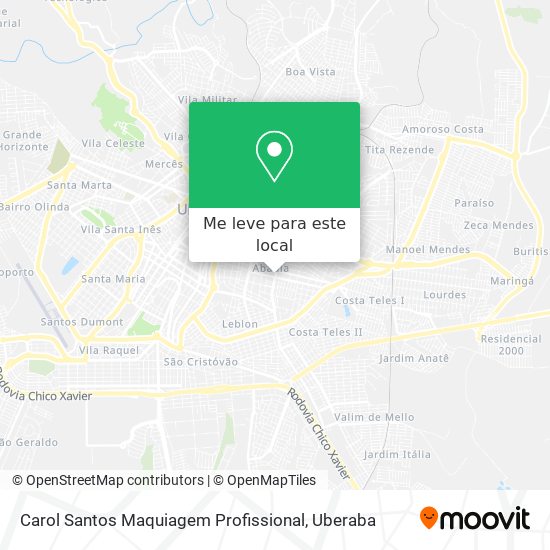 Carol Santos Maquiagem Profissional mapa